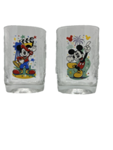 Walt Disney World Celebration 2000 McDonalds Glasses Set of 2 Mickey Mou... - $18.66