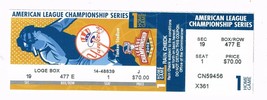 2002 ALCS American League Championship Series Yankees PHANTOM Season Ticket HG1 - £7.71 GBP