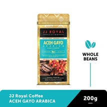 JJ Royal Aceh Gayo Arabica Coffee (Roasted Bean), 200 Gram - $47.80