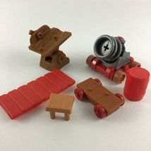 Fisher Price Great Adventures Parts Rolling Cannon Cart Vintage 90s Medieval Lot - £21.39 GBP