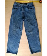 Forever Blue Men&#39;s Jeans Straight Cut Denim Size 34 x 33 Vintage 1990s - £9.47 GBP