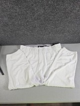 Adidas Mens Baseball Pants  XL  white, tapered Knicker bottom - $18.17