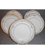 Set (5) Noritake BONE CHINA Barrymore Pattern B&amp;B PLATES Made in Japan - $39.59