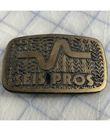 Seis Pros GPR Radar Survey Geologist Geophysicist Solid Brass Belt Buckle - $490.62 MXN
