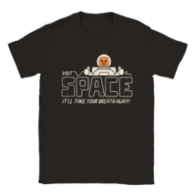 Funny Space t shirt humor comic astronaut visit space nasa astronomy gee... - £21.92 GBP