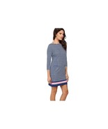LILLY PULITZER IRINA Size Small Blue White Pink Striped Sheath Dress Zipper - $24.99
