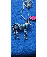 New Betsey Johnson Necklace Horse Multicolor Rhinestone Collectible Deco... - £11.78 GBP