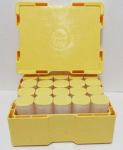 (2) Empty Canadian Silver Maple Leaf Coin Tubes - Rolls - Yellow Cap - £11.21 GBP