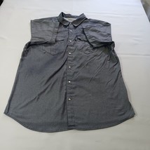 Columbia Omni-Shade FM7047 Men's Gray Snap Button Short Sleeve Shirt Chest 46" image 11
