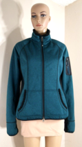 Harley Davidson Dark Teal Fleece Lined Soft Shell Full Zip Jacket Womens... - £33.22 GBP