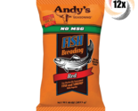 12x Bags Andy&#39;s Seasoning No MSG Red Fish Breading | 10oz | Fast Shipping - $46.73