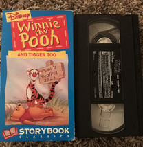 Winnie The Pooh VHS Video - And Tiger Too - Storybook Classics - £5.30 GBP