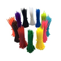 1200 Pieces Zip Ties, Multi-Purpose Assorted Colored Self-Locking Nylon ... - £25.15 GBP
