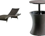 Christopher Knight Home Salem Outdoor Wicker Adjustable Chaise Lounge, M... - $703.99