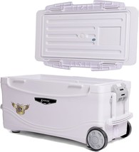 Large Portable Hard Insulated Camping Cooler With Wheels, 36/59/77, Picnic - $349.93