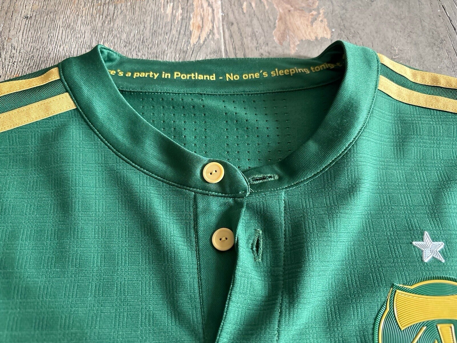 NWT men medium Adidas adizero Climacool Portland Timbers Home Jersey Long Sleeve Item image 4