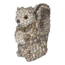 Vintage Hand crafted Seashell Sitting Squirrel Figurine holding Acorn Nut - £20.99 GBP