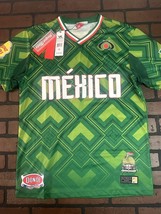 Mexico 1990 World Coppa Nazionale Squadra Headgear Classics Calcio Jerse... - $50.23