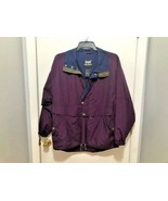 Vintage Helly Hansen Mens Small 1/2 Zip Pullover Windbreaker Jacket Vented - $22.76