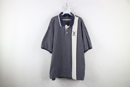 Vtg 90s Mens 2XL Spell Out Script Detroit Tigers Baseball Collared Polo Shirt - $44.50