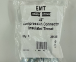 RACO 3/4 in. EMT Compression Connector with Insulated Throat, 3-Pack 2913B3 - $6.68