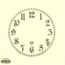 Trademark Paper Clock Dials - 4.5&quot; to 11&quot; - Seth Thomas, Ansonia, Ingraham, etc! - £1.50 GBP+
