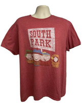 South Park Comedy Central Cartoon Red Graphic T-Shirt XL 50/50 Cotton St... - £15.47 GBP
