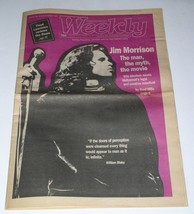 Jim Morrison The Doors Pasadena Weekly Newspaper Vintage 1991 The Doors ... - £39.95 GBP