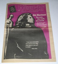 Jim Morrison The Doors Pasadena Weekly Newspaper Vintage 1991 The Doors ... - $49.99