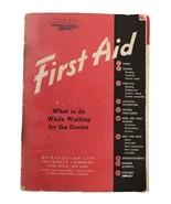 Vtg Metropolitan Life Insurance First Aid Booklet 1953 Edition Illustrated - $190.17 MXN