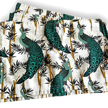 6 ct Spoonflower Fabric Placemats | Peacock Bright | 100% Cotton Canvas - $56.10
