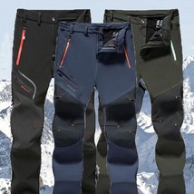 Pantalones Elásticos Forro Polar Para Hombre Deportivos Impermeables Sen... - £29.46 GBP