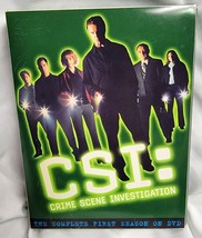 CSI Crime Scene Investigation DVD 6 Disc Set Complete First Season Box Set - £3.84 GBP