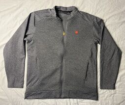 McDonald’s Apparel Collection Fleece Jacket Unisex Large Gray Uniform Fu... - $25.00