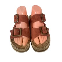 Carmen Saiz Womens Espadrille Double Strap Sandals Size UK 40 US 9 Rust ... - £17.20 GBP