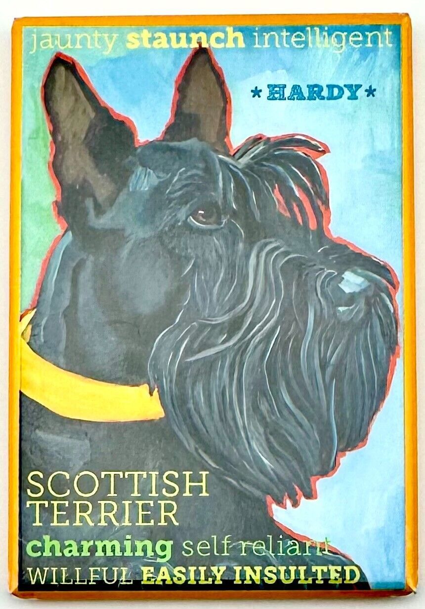Primary image for Scottish Scottie Terrier Charming Self Reliant Magnet 2 x 3 in