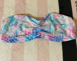 Victoria&#39;s Secret Pink Multicolor Lace Bandeau - Medium - £11.00 GBP