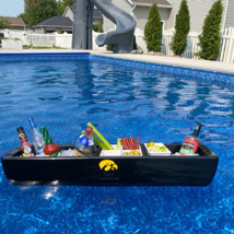 Party Barge Pool Barge Pool Bar Display Drinks Catering Decor Mobile Bar... - $306.90