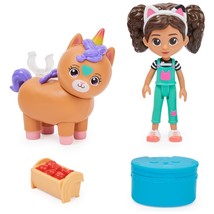 Gabby&#39;s Dollhouse, Gabby Girl and Kico the Kittycorn Toy Figures Pack, with Acce - £14.05 GBP