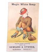 GOWANS &amp; STOVER MAGIC WHITE SOAP Buffalo NY Roller-Skates VICTORIAN TRAD... - £15.13 GBP