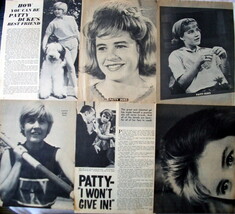 PATTY DUKE ~ 18 B&amp;W Vintage Clippings, Articles, PIN-UPS, Centerfold 196... - $7.52