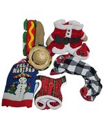 Dog Costume Lot XS Hot Dog Ugly Sweater Sombrero Santa Lumberjack Pajama... - €20,73 EUR