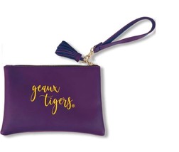 Desden LSU Tigers Vegan Leather Wristlet - $17.81