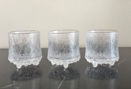 Iittala Tapio Wirkkala Ultima Thule Set of 3 Tumblers Glasses 3 3/8&quot; H - £58.36 GBP