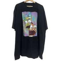 Rick and Morty t-shirt 3X mens black graphic front Ripple Junction shirt  - £17.90 GBP