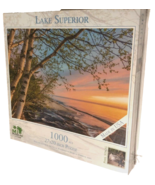 Lake Superior Phil Stagg Waterfalls Michigan 1000 Pieces Puzzle 2021 New... - $22.49