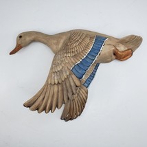 Mallard Duck Flying Ceramic Wall Hanging Decor Hand Painted - £31.85 GBP
