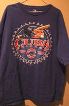 Chicago Cubs T Shirt Nation League Blue XL Sh1 - $4.94