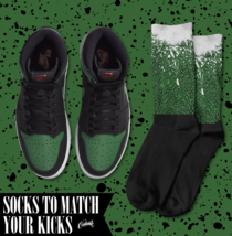 ELEPHANT Socks for J1 1 High Pine Green Emerald Lucky St Patricks Day Shirt - £16.53 GBP
