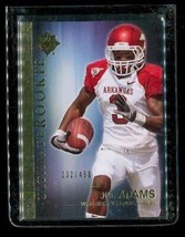 2012 Upper Deck Ultimate Rc Football Card #30 Joe Adams Razorbacks Panthers /450 - £7.90 GBP